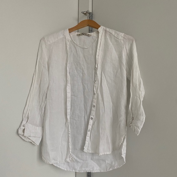 Zara linen top - Picture 1 of 2